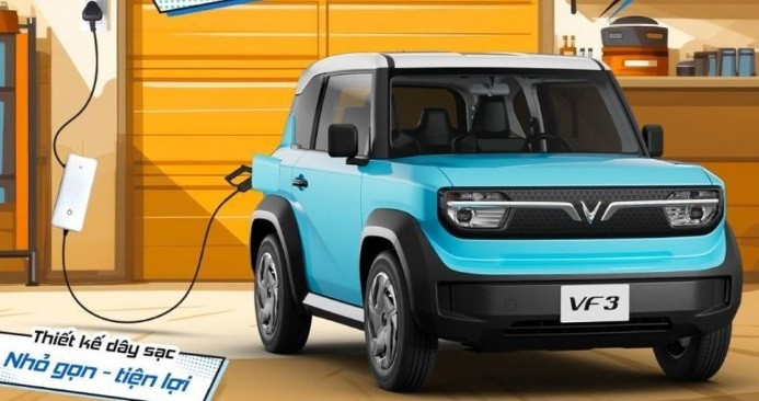 VinFast bán sạc tại nhà cho VF 3: Giá từ 4 - 6 triệu 8 VinFast bán sạc tại nhà cho VF 3: Giá từ 4 - 6 triệu xehay VF 3 sac tai nha 100824 1 VinFast bán sạc tại nhà cho VF 3: Giá từ 4 - 6 triệu